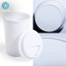 Vaso Antibacterial Koton - Blanco