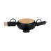 Multicargador ABS/Bamboo 4/1 - Negro
