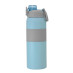 BOTELLA TÉRMICA PUSH - celeste
