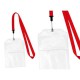 Lanyard  DOBLE FAIR - Rojo