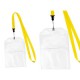 Lanyard  DOBLE FAIR - Amarillo Claro