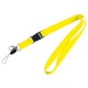 Lanyard TELA FLUOR - Amarillo Claro