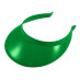 Visera Plástica PVC - Verde